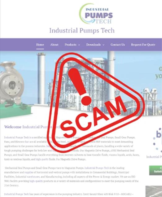 ATTENTION: SPAM ACTION ON PUMPING INDUSTRY