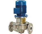 ZLI inline pump with compact design for space-saving industrial fluid transport and system integration.